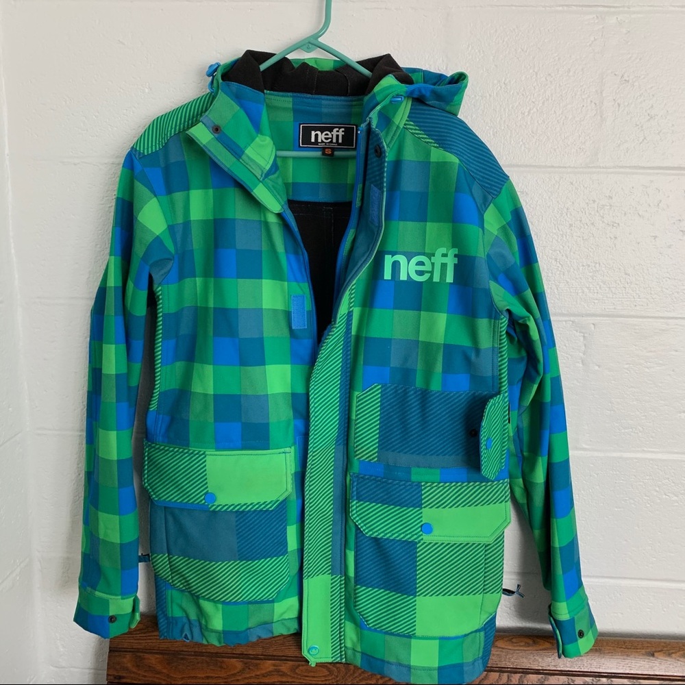 Neff Rad Plaid Softshell Snowboard Jacket